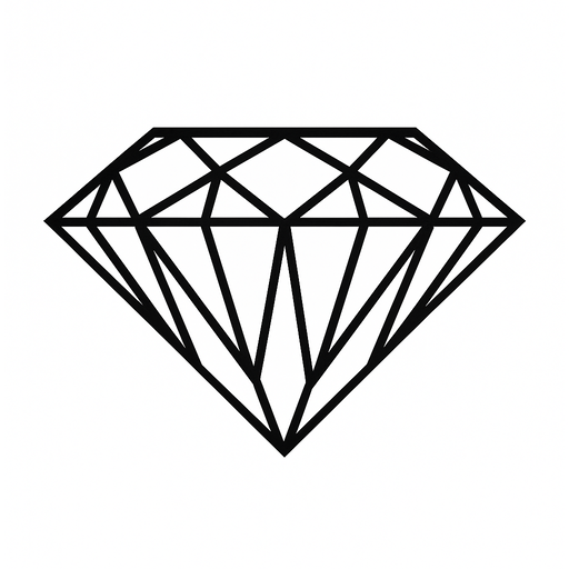 تابلو دیواری پلکسی طرح الماس مدرن