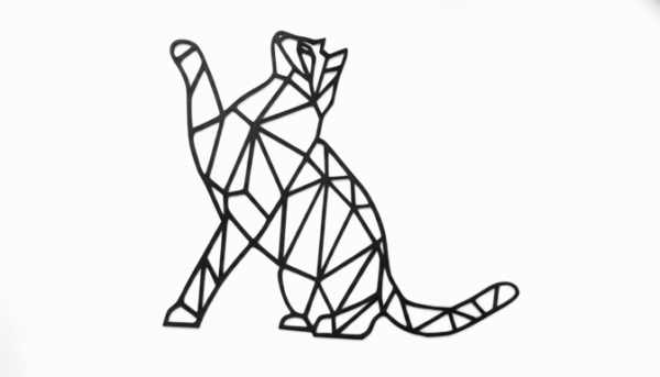 تابلو دیواری پلکسی طرح گربه