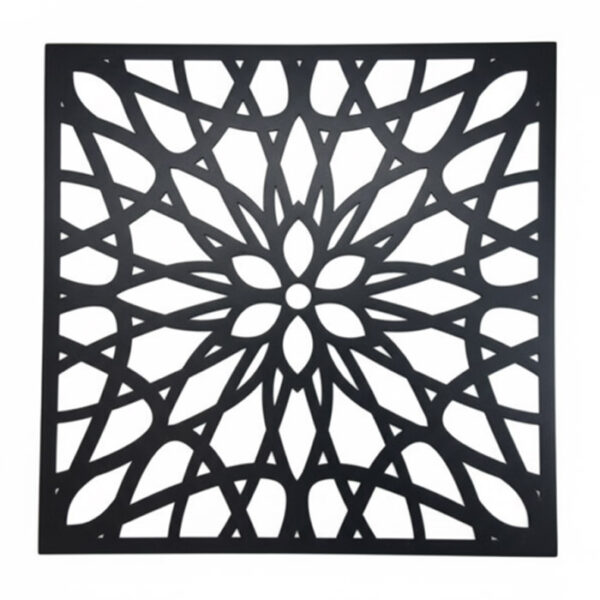 تابلو دیواری پلکسی طرح گل هندسی